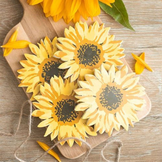 Sunflower Coaster Gift Set