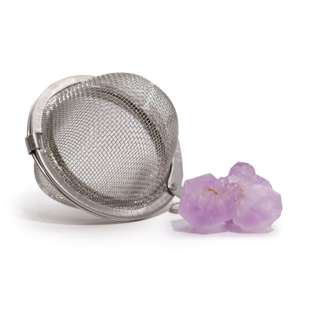 Raw Gemstone Tea Strainer