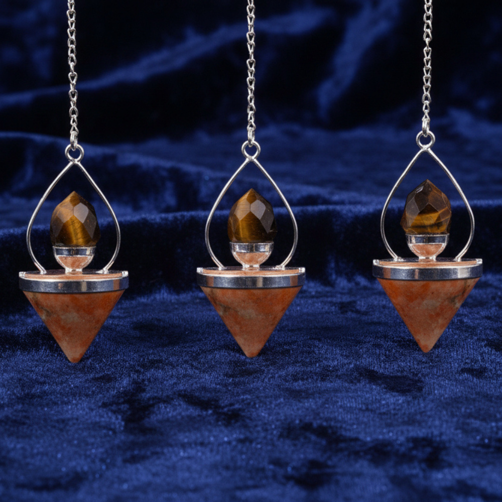 Gemstone Lantern of Life Pendulum