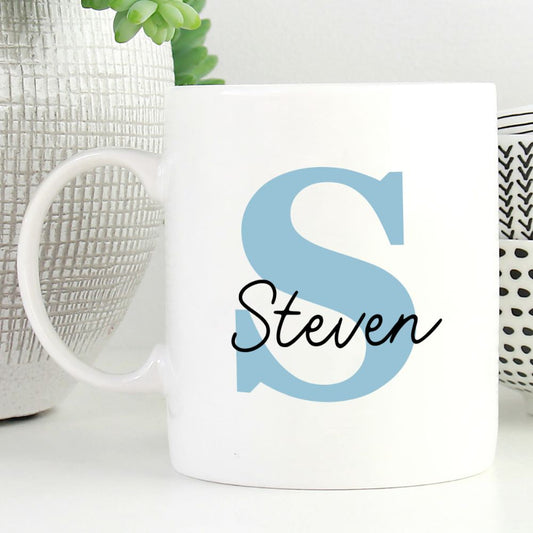 Pesonalised Name & Initial Ceramic Mug