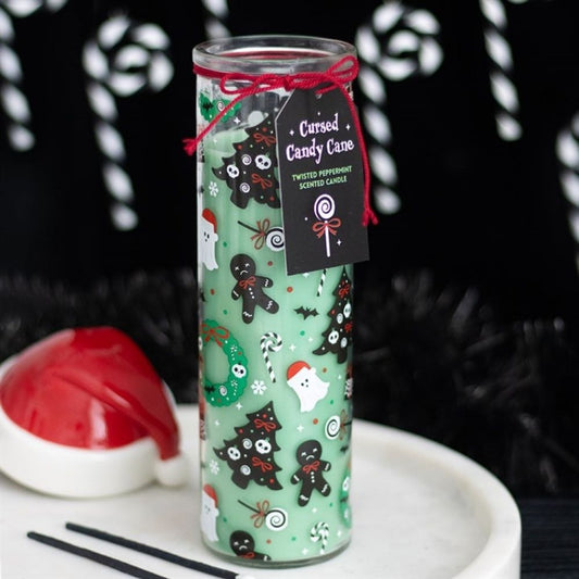 Merry Creepmas Tube Candle