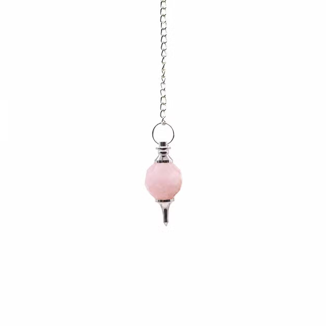 Faceted Gemstone Pendulum – Crystal Divination Tool