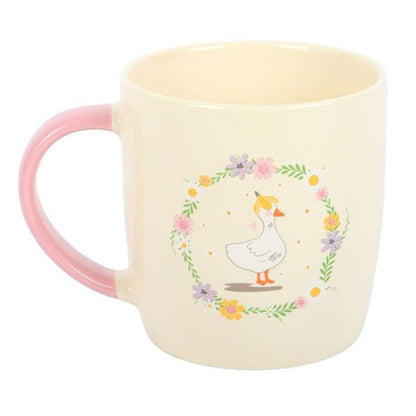 Floral Duck Mug
