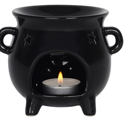 Black Cauldron Oil Burner & Wax Warmer