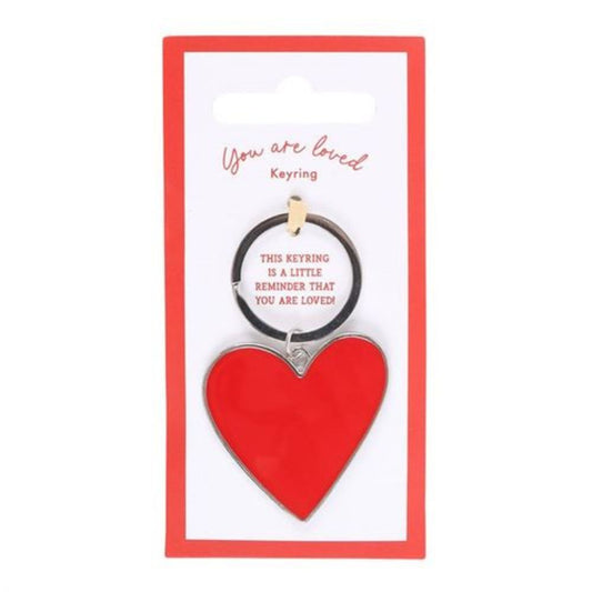 Red Heart Keyring