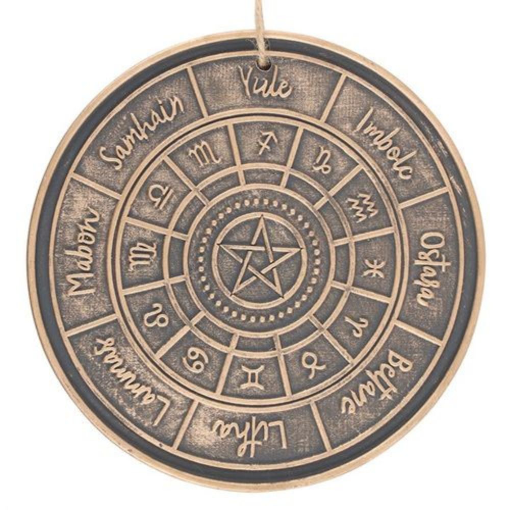 Wheel of the Year Terracotta Plaque