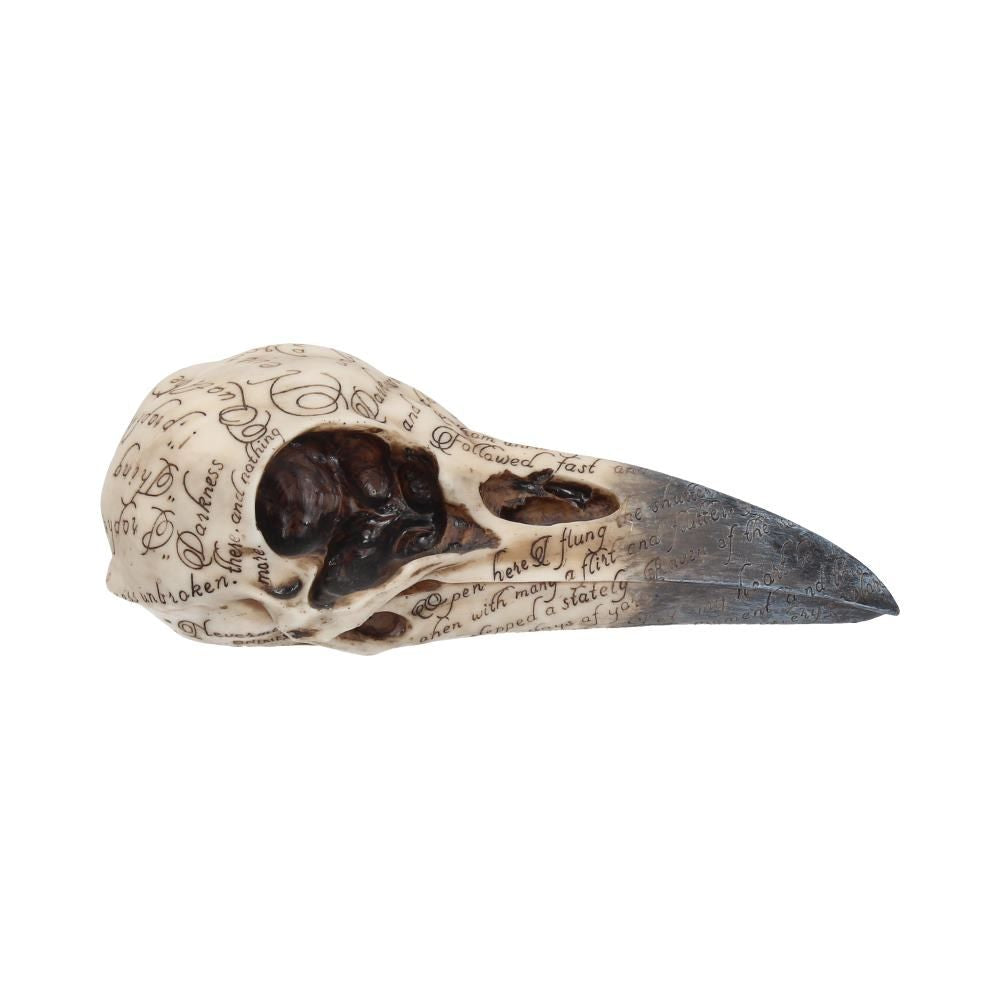 Edgar's Raven Skull Figurine