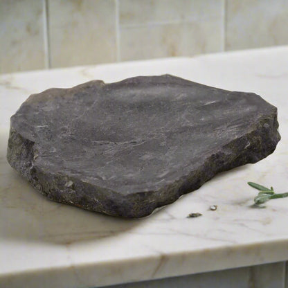 Natural Grey Marble Soap Dish