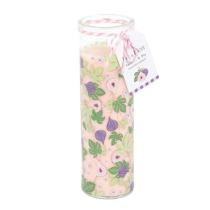Fig Tree Print Vanilla & Fig Tube Candle
