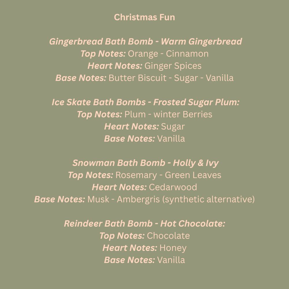 Christmas Bath Bomb Gift Packs