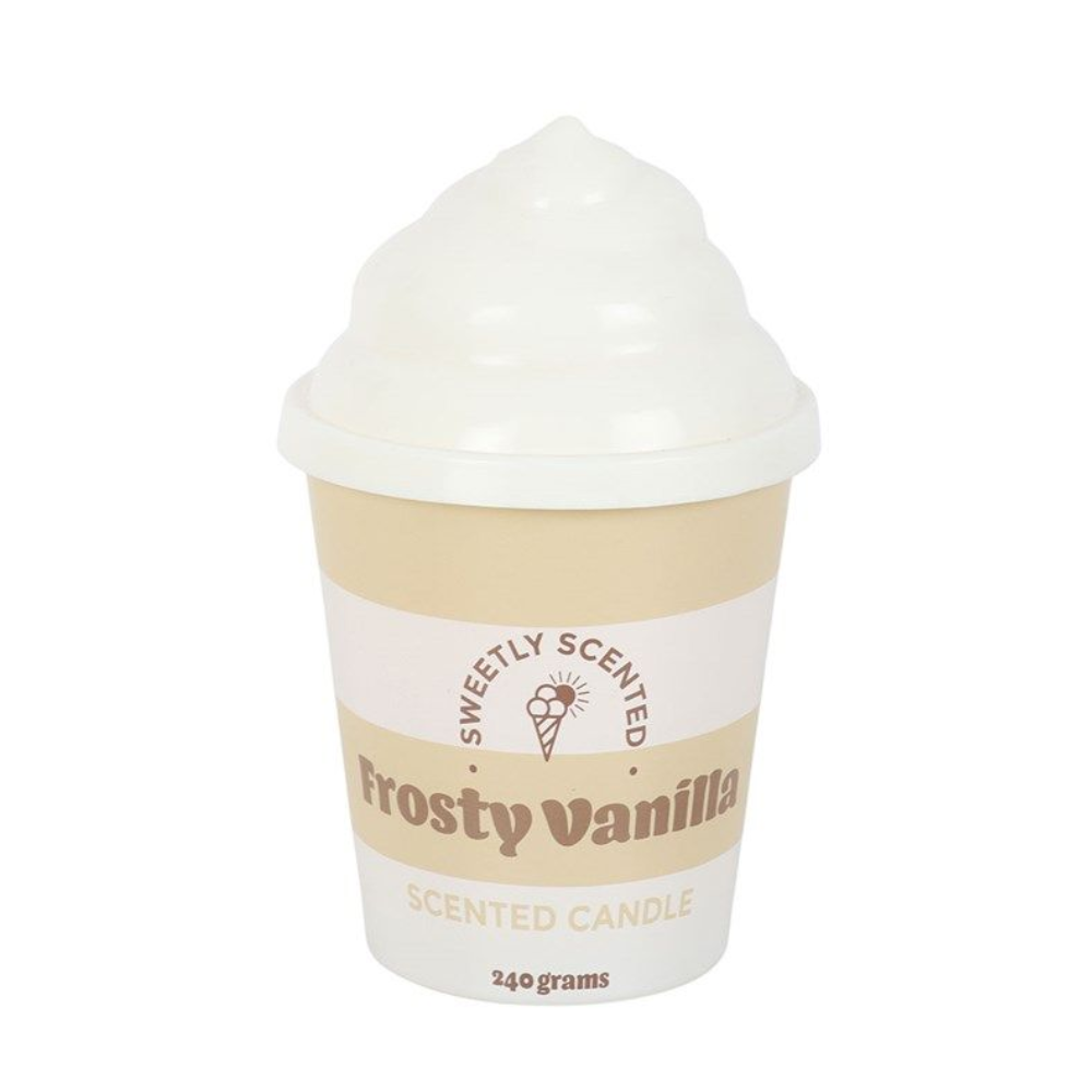 Frosty Vanilla Ice Cream Scented Candle