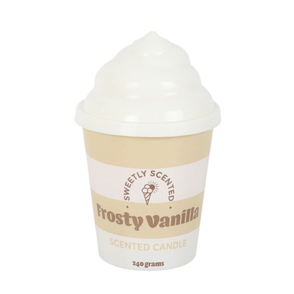 Frosty Vanilla Ice Cream Scented Candle