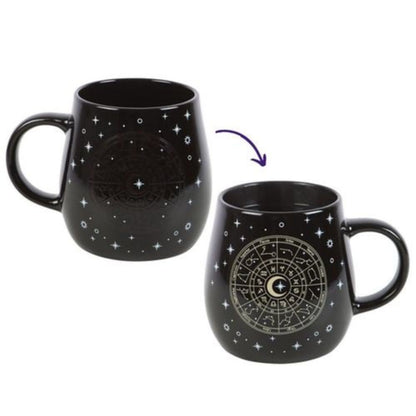 Heat changing mug 'Astrology Wheel'