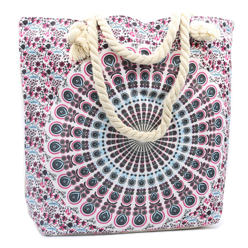 Rope Handle Mandala Bag