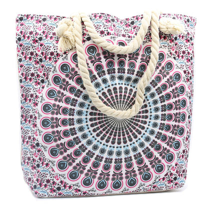 Rope Handle Mandala Bag