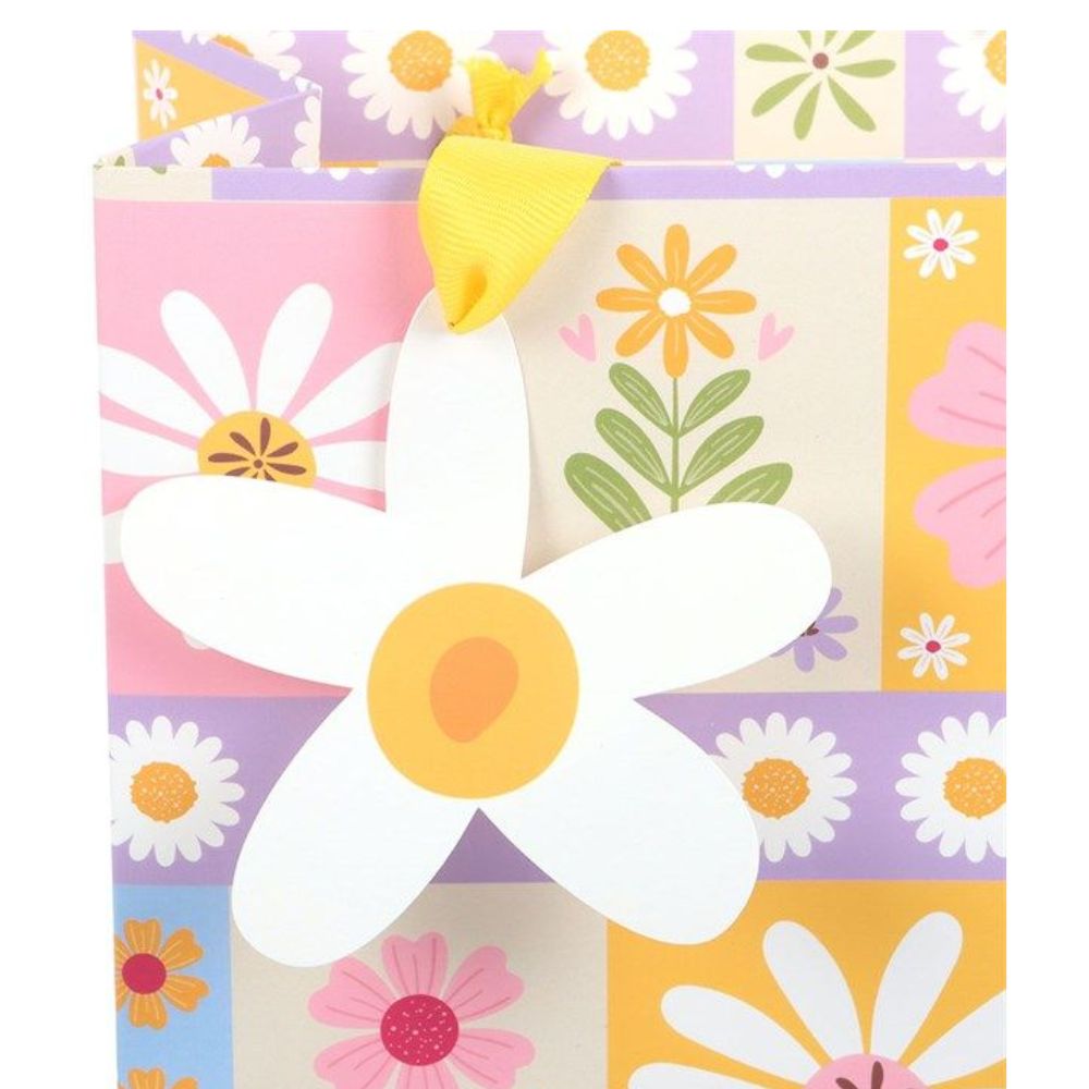 Floral Patchwork Print Gift Bag