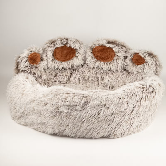 PAW Snuggly Plush Pet Bed