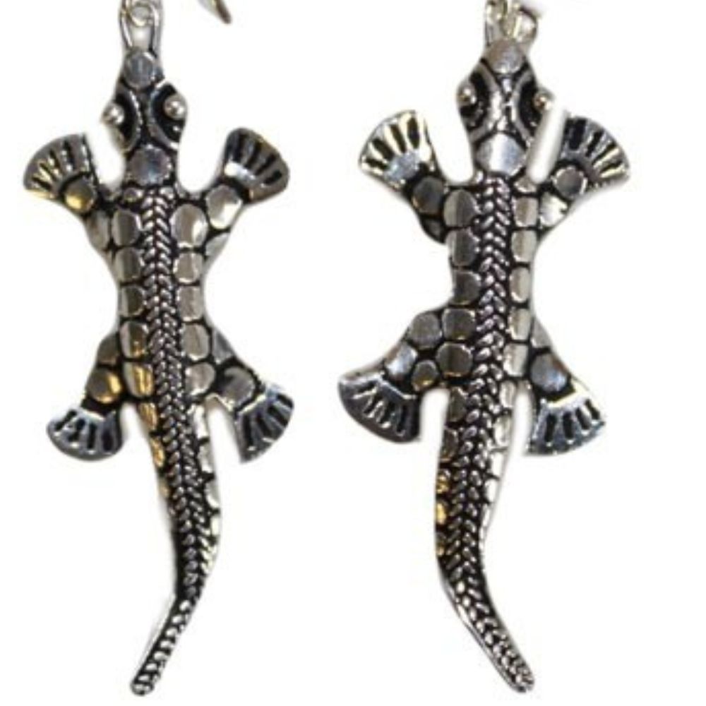 Sterling Silver Nature-Inspired Earrings