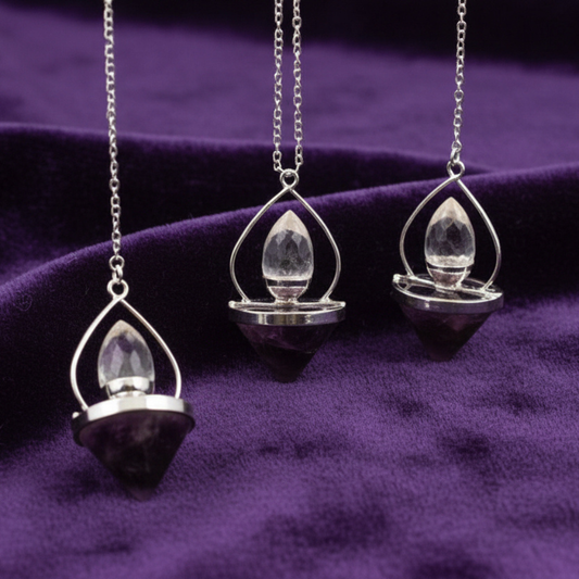 Gemstone Lantern of Life Pendulum