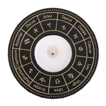 Tealight Holder – Astrology Wheel