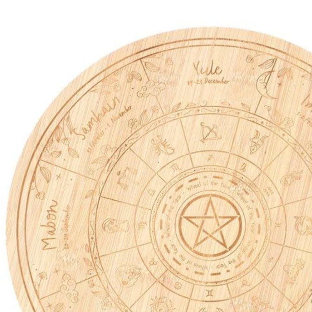 Wheel of the Year Serving Board