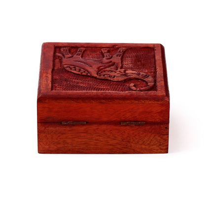 Hand Carved Trinket Box