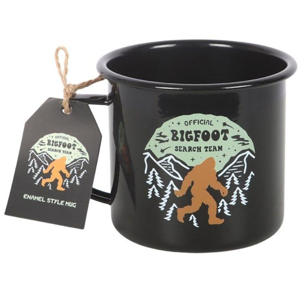 Bigfoot Search Team Enamel Mug