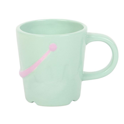 Pastel Bucket Mug with Spade Spoon