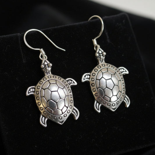 Sterling Silver Nature-Inspired Earrings