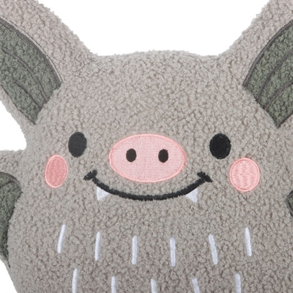 Cute Bat Boucle Cushion