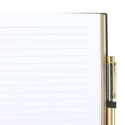 Yin and Yang Journal with Black Obsidian Pen
