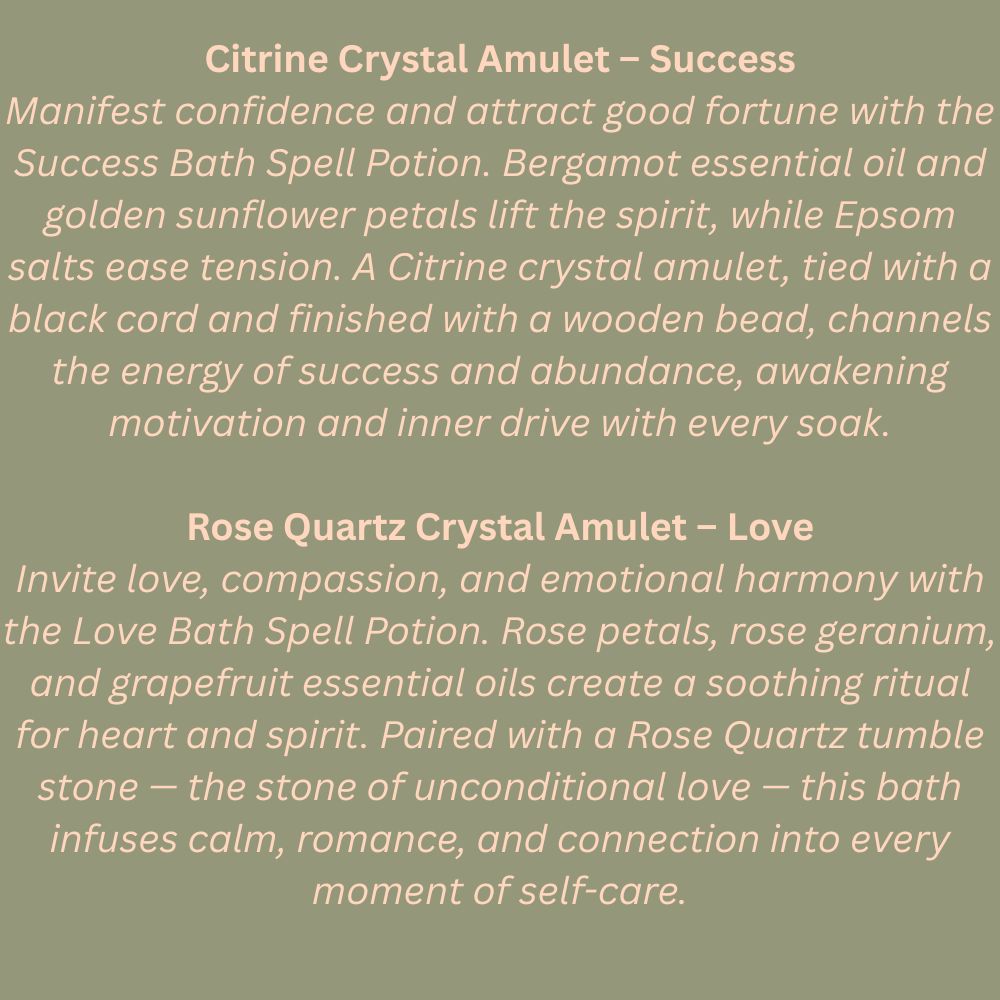 Ancient Witch Bath Spell Potions