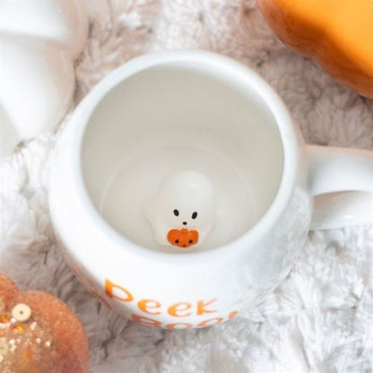 Peekaboo Ghost Surprise Mug