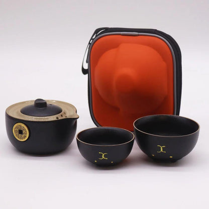 Money Cat Teapot Set -  Travel Pack