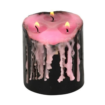 Pink Vampire Tears Pillar Candle