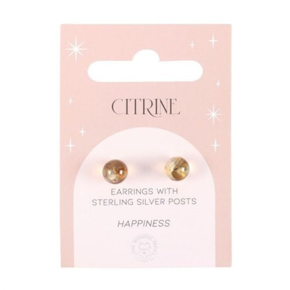 Semi Precious Crystal Earrings