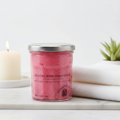 Cocktail Sugar Body Scrub – Handmade