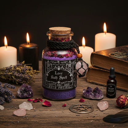 Ancient Witch Bath Spell Potions