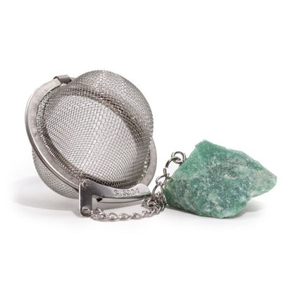 Raw Gemstone Tea Strainer