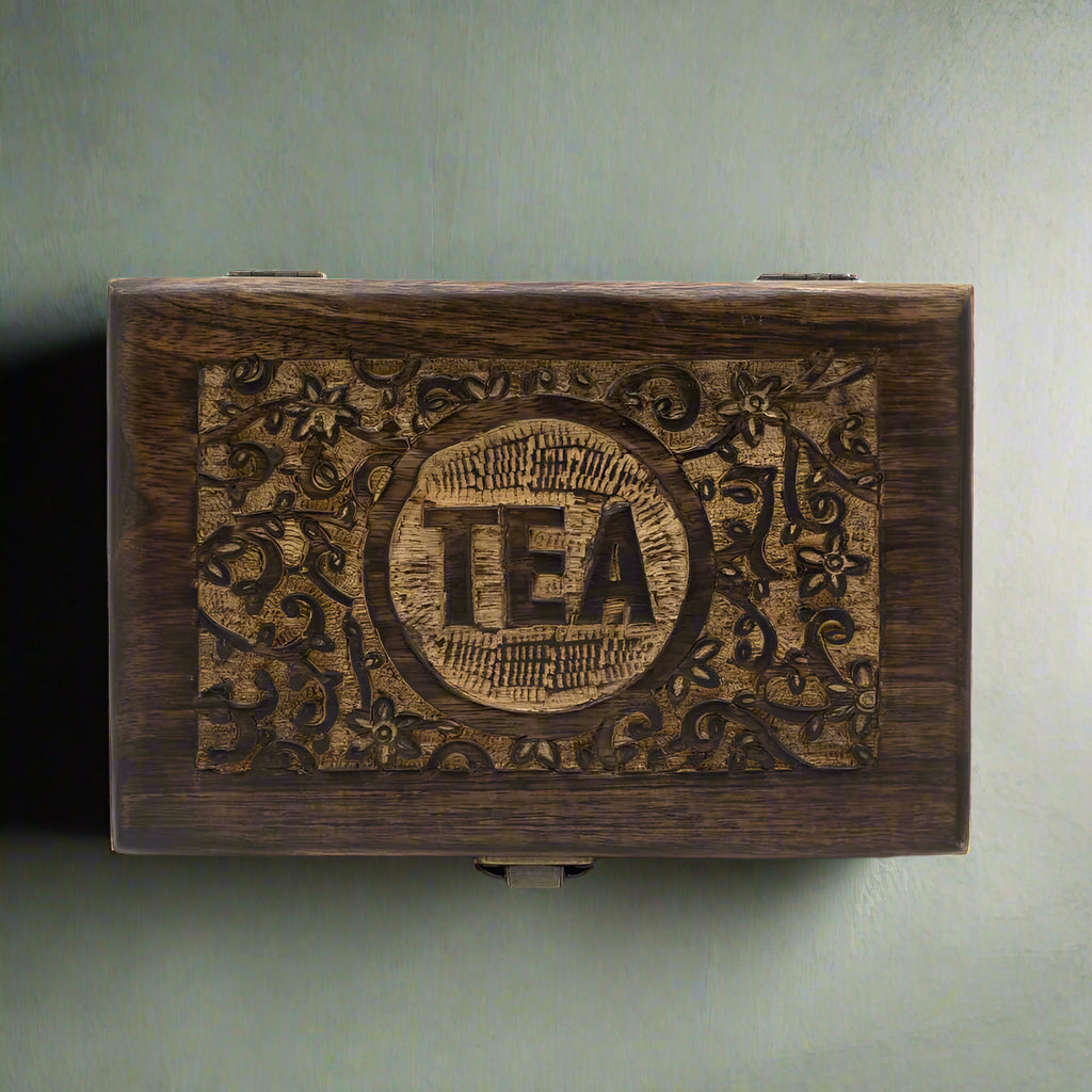 Mango Wood Tea Boxes