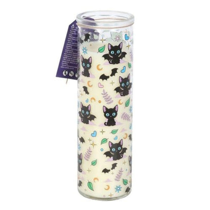 Lavender-Scented Black Cat Tube Candle