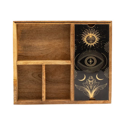Handcrafted Mango Wood Tarot Box