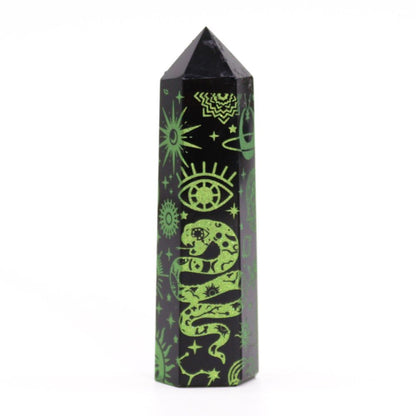 Black Obsidian Point