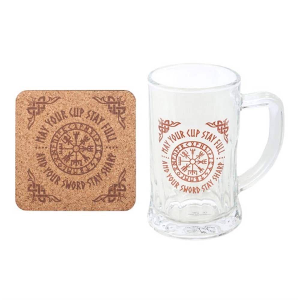 Compass of the North – Vegvísir Beer Tankard