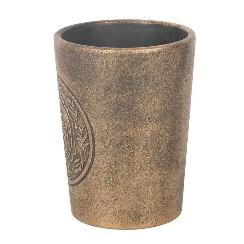 Garden Witch Bronze Effect Terracotta Plant Pot