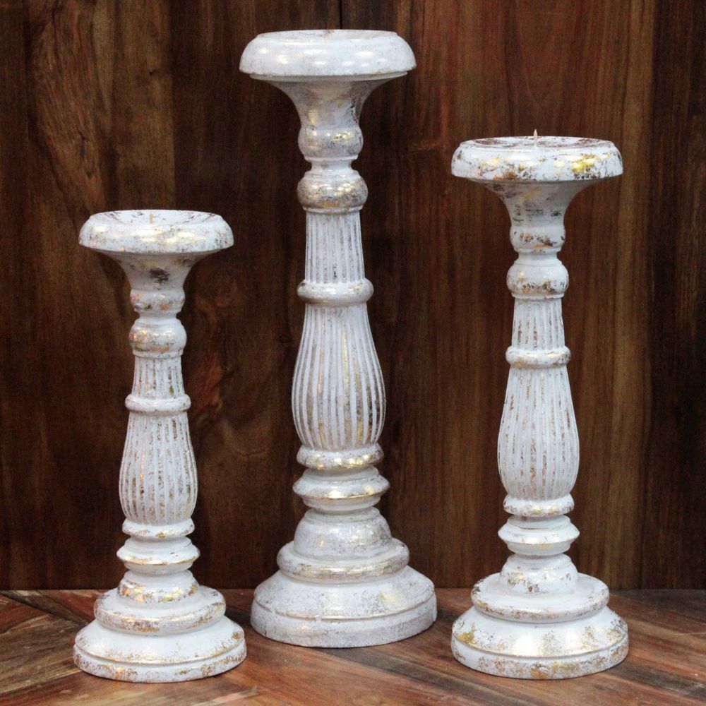 Hand made Vintage style candle Sticks