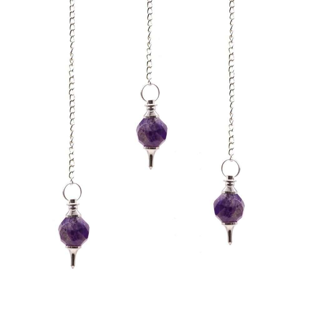 Faceted Gemstone Pendulum