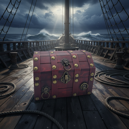 Wooden Treasure Chest