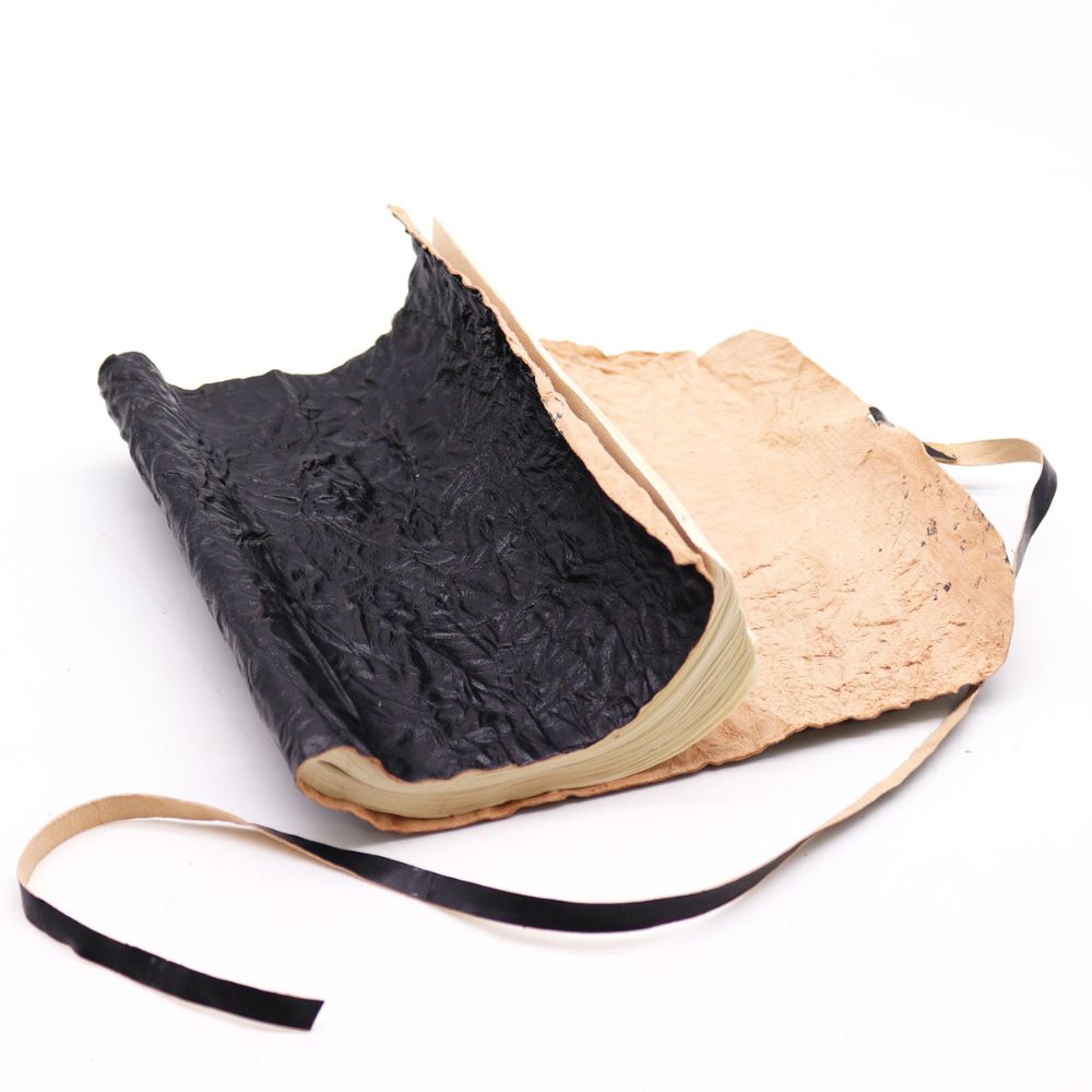 Rolled Leather Travel Notebook