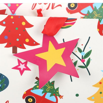 Nostalgic Christmas Print Gift Bag